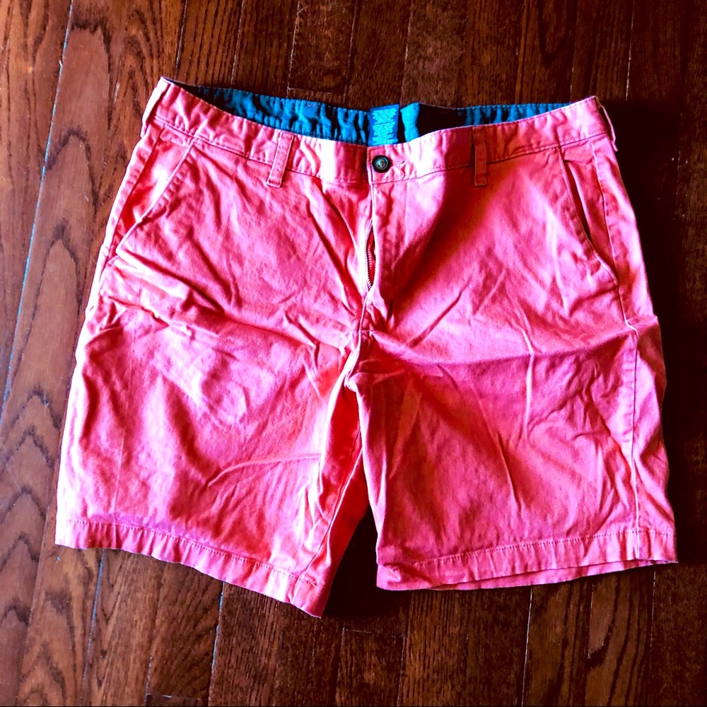 George Casual Shorts - Size 38 - Coral Orange